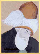 Dschalal-ud-din-Rumi – Maulana Rumi – Bild zur UN-Feier Seines 800. Geburtstags