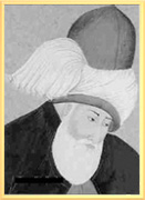 Maulana Rumi – Bild zur UN-Feier seines 800. Geburtstags