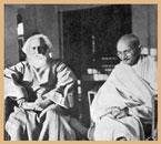 Tagore und Gandhi